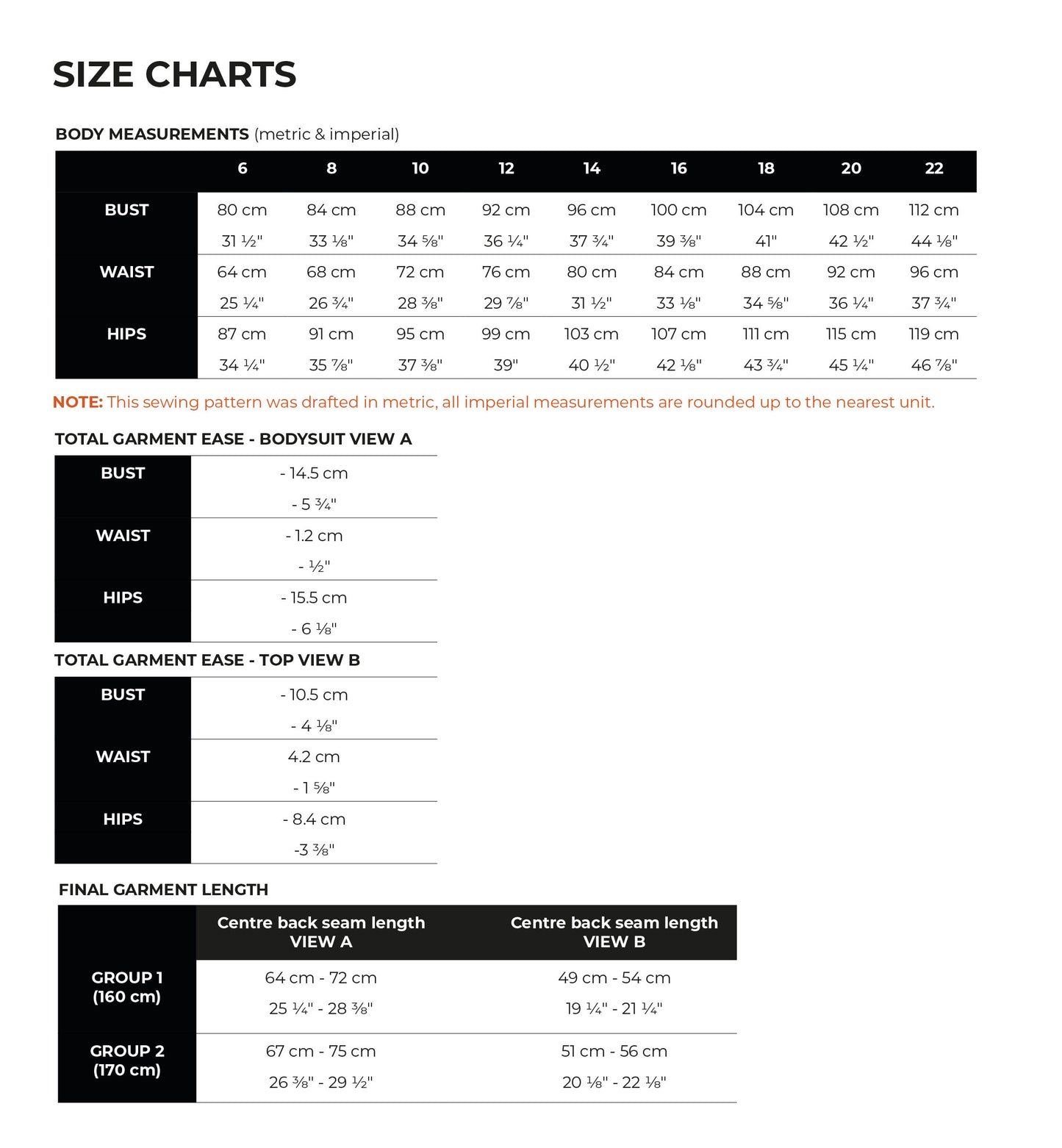 LISA BODYSUIT & TOP  – PDF SEWING PATTERN - Bella loves patterns
