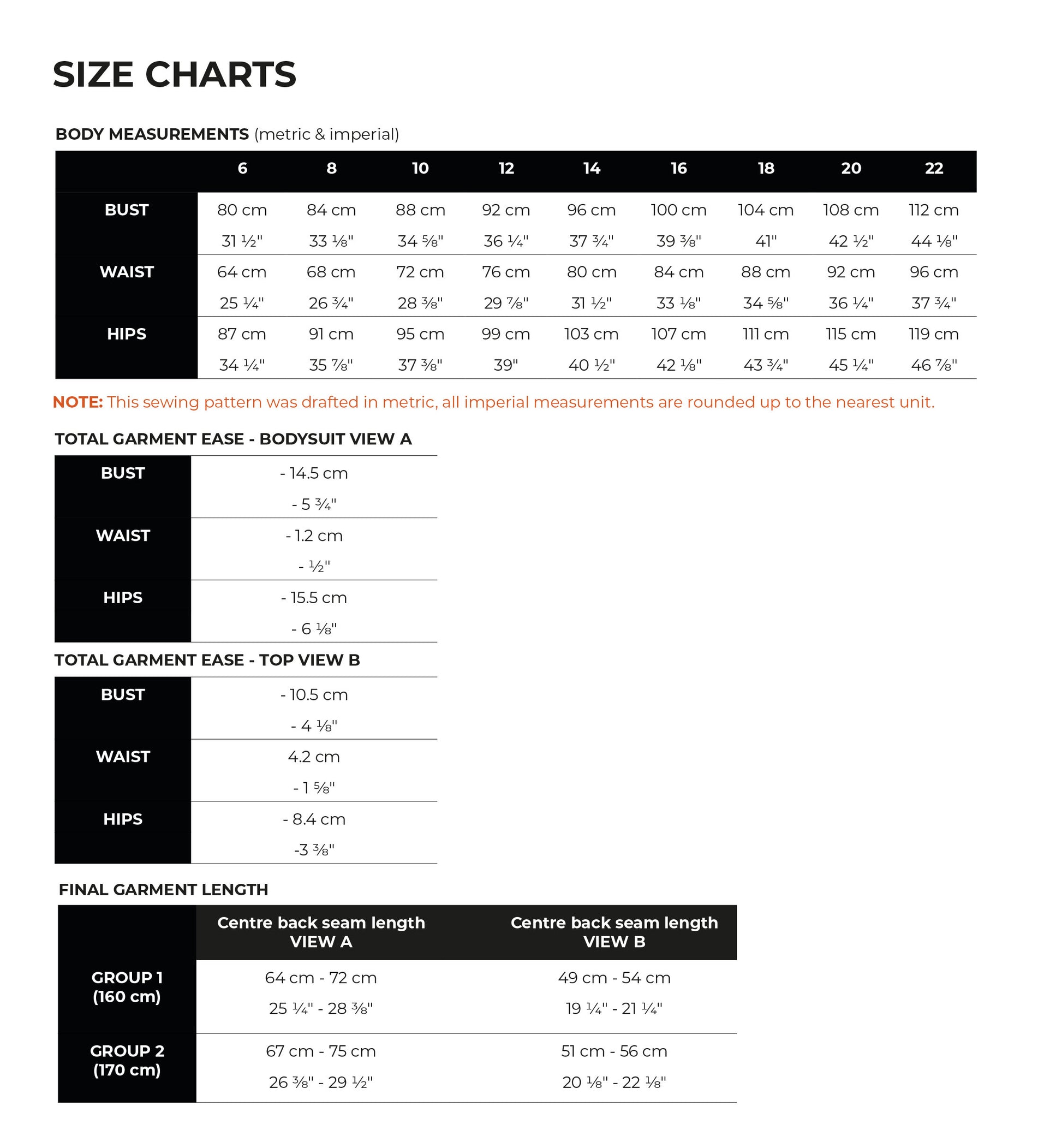 LISA BODYSUIT & TOP  – PDF SEWING PATTERN - Bella loves patterns